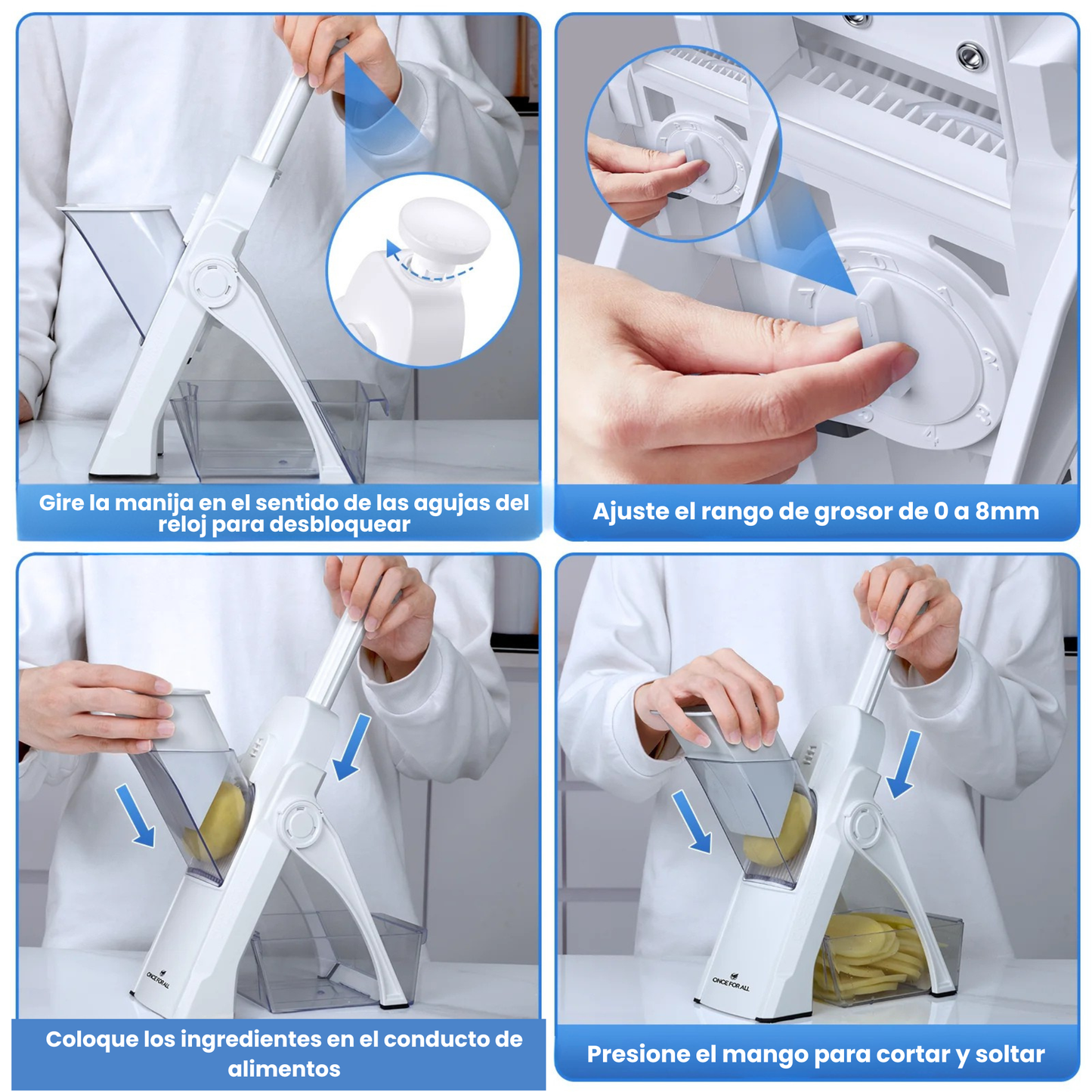 VeloCut™ – Rebanadora Profesional 3 en 1 para Cocina