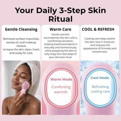 Tired skin: Cleansing and radiance in 2 minutes.