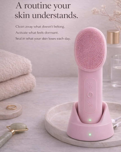 Tired skin: Cleansing and radiance in 2 minutes.