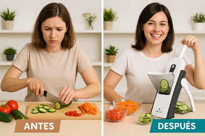 VeloCut™ – Rebanadora Profesional 3 en 1 para Cocina