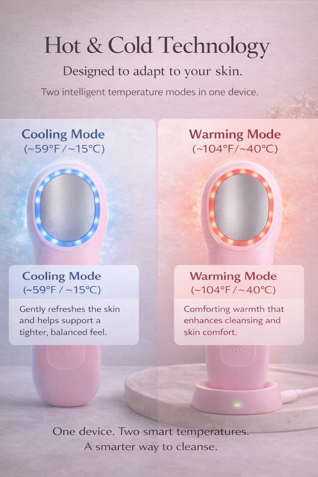 Tired skin: Cleansing and radiance in 2 minutes.